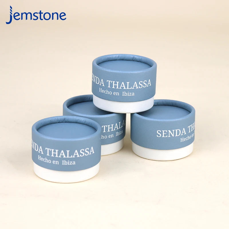 Custom Eco-friendly Kraft Cosmetic Perfume Paper Tube Cardboard Candle Tube Food Tea Coffee Cylinder Box Packaging