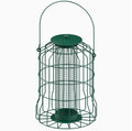 Squirrel-Proof Metal Bird Feeder Eco-Friendly Wall-Mounted Design for Outdoor Winter Use Holds Seeds for Birds