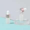 Ready to Ship 3ml Mini Empty Frosted Dropper Bottle Essential Oil Face Serum Bottle for Skin Care