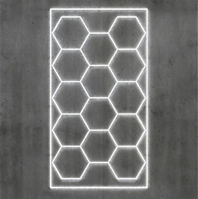 100 240V Hexagonal LED Room Light Honeycomb Design Shop Decoration Lighting Energy Saving 6500K Brightness New Trend Best Seller