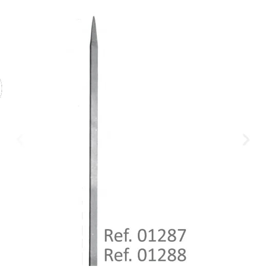 200x12mm Wrought Iron Components Forged Elements Baluster with Lance  for Gate Railing Handrail Balustrade