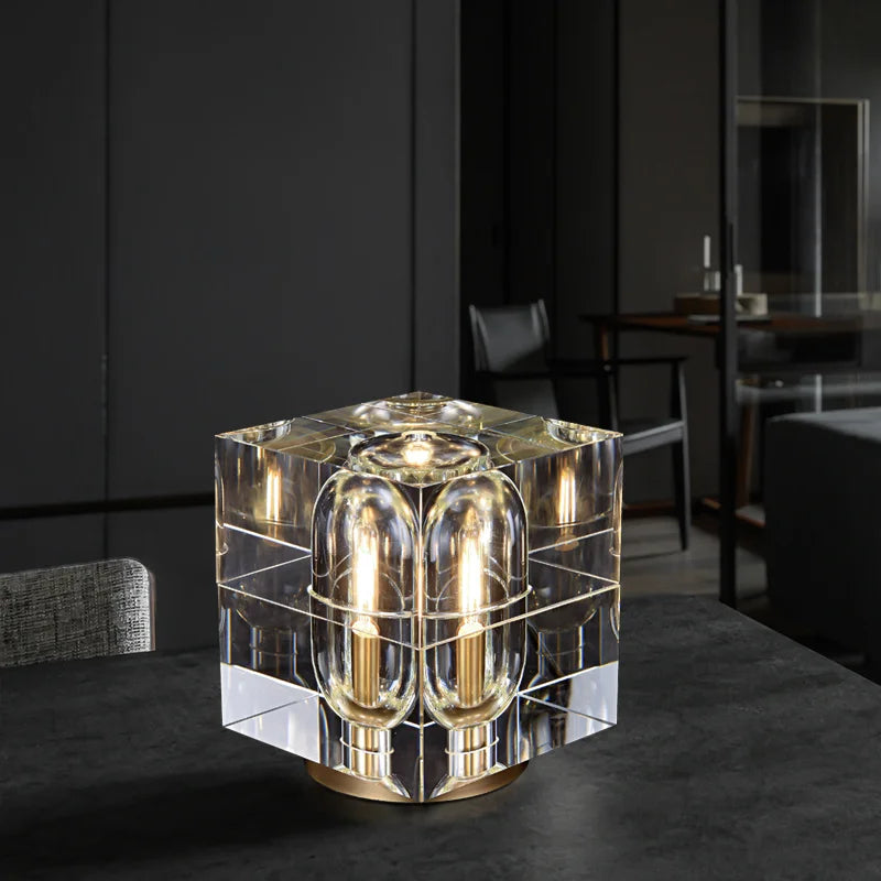 Hot Sale Desk Lamps Home Hotel Decor Led Light Restaurant Table Luxury Modern Portable Crystal Table Lamp