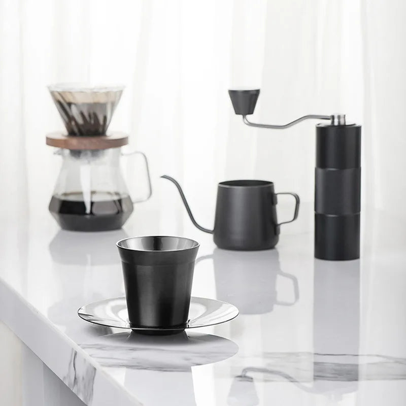 5oz Double Wall Coffee Espresso Mug Outdoor Travel Cup Designed for Coffee Drinking