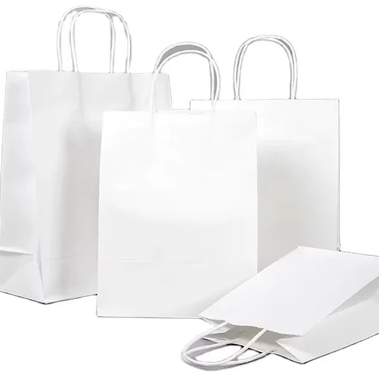 Fast Food Takeaway Kraft Paper Bags Biodegradable Disposable Products Wholesale Custom Logo Eco Friendly