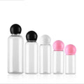 March Hot Sale 1oz 30ml 60ml 2oz PET Plastic Lotion Bottle Skin Care Essence Lotion Toner Plastic Bottle With Screw Mushroom Cap