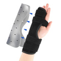 Adjustable Wrist Support Brace with Aluminum Stabilizer Silicone Lined Wristband for Joint Protection Injury Recovery