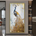 Prismatic Paradise Crystal Porcelain Art with a Splash of Color  High-end Living Room Hanging Paintings with LED Lights