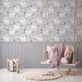 Germany Made Modern Sound-Absorbing Photo Wallpaper Murals for Bedroom Dining Kids Room Solid Grey Pink White Non Woven