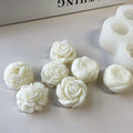 Chinese Factory Wholesale Rose Peony Silicone Mold for Cake Decoration and Handmade Crafts