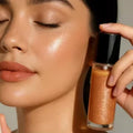 Body Highlighter Spray Custom Shimmer Liquid Bronzer with Glitter Illuminator High Pigment Oil Based Wholesale