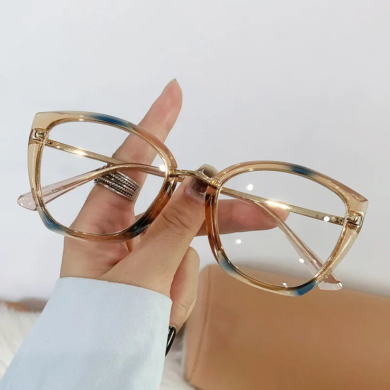 Hot Selling Gradient Color  Women Photochromic Photogray Anti Reflet Eyewear with Spring Hinge