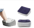 Wholesale PVC Inflatable Folded Foot Rest Pillow-Portable Lightweight Customizable Travel Leg Rest for Airplane Car Office Home