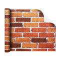 UDK PVC 0.45*10m 3D Colorful Brick  Self Adhesive wall sticker peel and stick wallpaper for Home wall decoration
