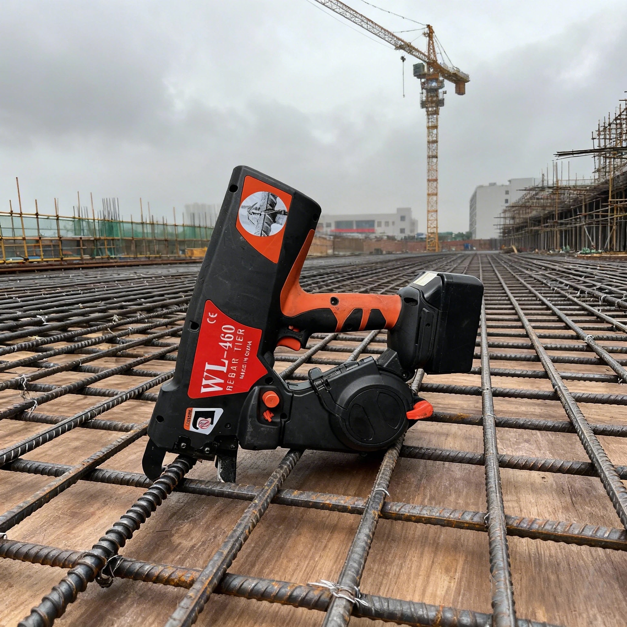 WL460/660 18v  Lithium Ion Brushless Cordless Deep Capacity Rebar Tying Tool Kit (5.0Ah) As Rb441t Rb443t