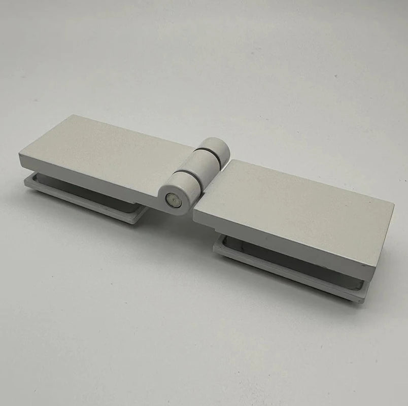 Hydrorelax Zinc Alloy Glass Door Hinge 180 Degrees 35 Wide Long Strip Type Bathroom Clip Shower Room Glass Door Hinge