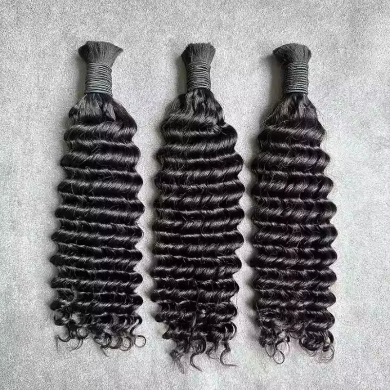 Wholesale Cuticle Aligned Super Double Drawn Raw Vietnamese Human Hair Natural Wave  Hair Bulk