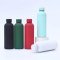 American Design 500ml Stainless Steel Vacuum Flask Eco-Friendly Insulation for Hiking Outdoor Activities Rubber Painted Thermos