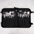 DAHUI Complete 24pcs Premium Cosmetic Foundation Brush Mix Blush Concealer Eye Shadow With Cosmetic Bag