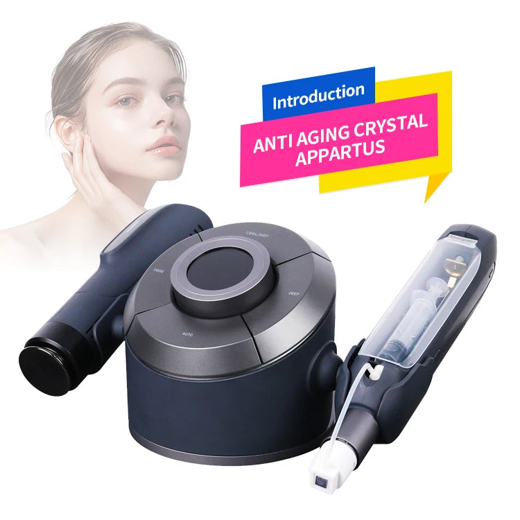 Nano Microneedle Machine Skin Tightening Machine Nano Chip Microneedling Face Lifting Anti Aging Cooling Cryo Hammer