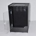 Factory Supply PVC Reptile Enclosure Vivarium Cage for Lizard Bearded Dragon Black Box Packed