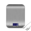 Dual-Purpose Stainless Steel Electronic Scale 10kg Household Kitchen Food Gram Scale Charging Kitchen Baking Tool