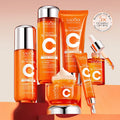 SADOER High Moisturizing Whitening Vitamin C Skin Care Set Includes Face Cream Cleanser Eye Cream Lotion Serum 6 Piece Series MegaBDM