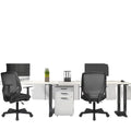 Modern Design Ergonomic Office Chair Mid-Back Fixed Armrests Chaise Mesh Swivel Executive Chair BIFMA Certified Nylon Material
