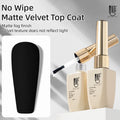 R S Nail Factory Price Private Label Top Gel 12g Long Lasting No Wipe Matte Velvet Top Coat MegaBDM