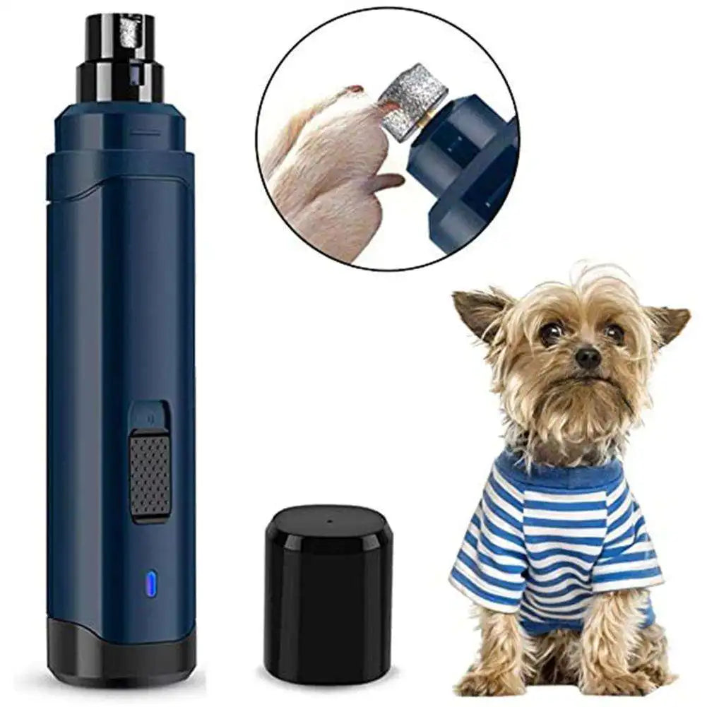 USB Portable Rechargeable Dog Nail Grinder Upgraded - Professional 2-Speed Electric Nail Trimmer Pet Cleaning Grooming Products