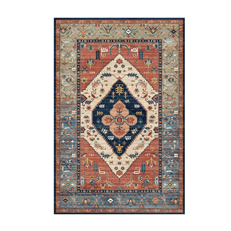 Machine Woven Persian Carpet Rugs Made in China Machine Washable Rugs Mat for Home Entrance Kitchen