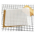 Hot Sale Eco-Friendly White Flat Bottom Silicone Chocolate Fudge Candy Baking Gummy Mold
