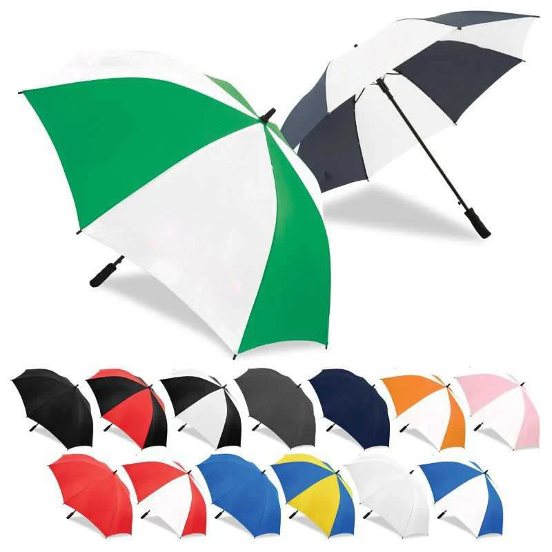 30 Inch 8K Double Bone Golf Umbrella Nylon Business Gifts Classic Reinforced Straight for Adults Manufacturer Wholesale
