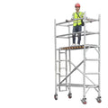 Door Frame Scaffold Andamios Aluminum Combination Ladders with Folding Feature 2.2mm Thickness 150kg Max Load for Sports Venues