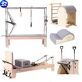 Gym Home Straps Ring Double Equipment Yoga Y Bed Wood Studio Combo 1 Set Wholesale Pilates Reformer cadillac Pilates with Full