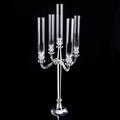 Luxury Crystal Candlestick European-style High-end Arrangement Chinese Style Wedding Lighting Wax Table Dining Table Decoration