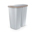 KEDEN 45L Waste Bin with 2 Independent Lids