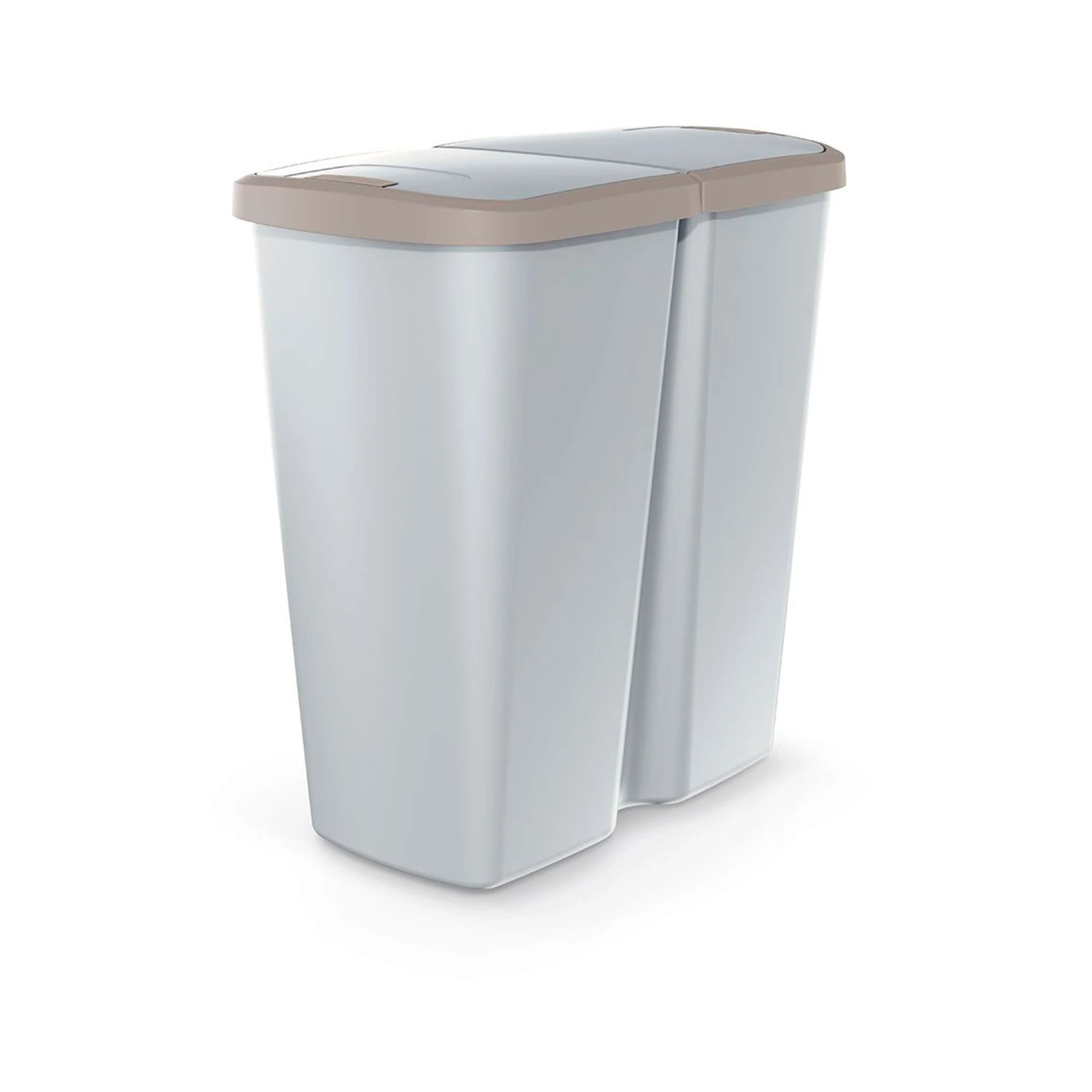 KEDEN 45L Waste Bin with 2 Independent Lids