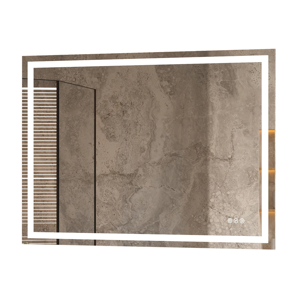 Best Seller Custom Rectangle Bathroom LED Bathroom Mirror for Hotel Bathroom Lighted Vanity Mirror