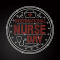 Hot Sale Product Nurse Iron on Rhinestone Transfer Custom Hotfix Rhinestone Transfer