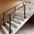Made in Vietnam Durable Wrought Iron Stair Railings Modern Design for Contemporary Homes & Classic Villas Architectural Projects
