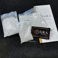 Factory Hot Sale Ready to Ship White Moissanite Melee Stone 0.7-2.9mm Small Size Moissanite Diamond for Cuban Link Chain