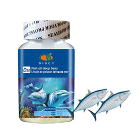 Best Price OEM Wholesale Natural Deep Fish Oil Softgel Capsules Omega-3 Vitamins with EPA & DHA for Adult Not for Newborn