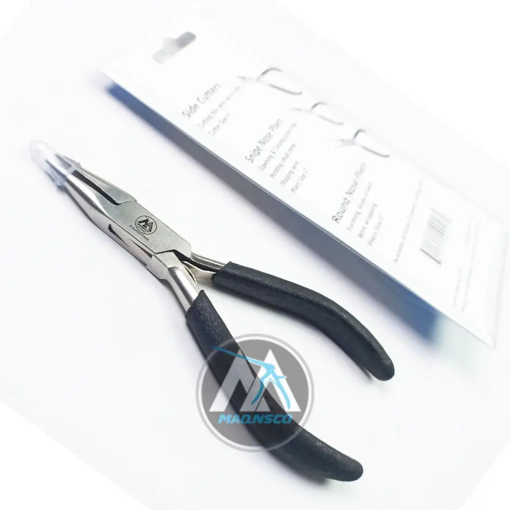 Stainless Steel Chain Nose Pliers with Smooth Handle and Foam Grip New Condition for Jewellery Making Tools German Material