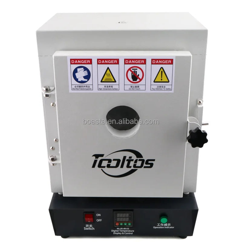 Boasta 1150â„ƒ Muffle Furnace with Observation Window 15000W Constant Temperature Oven for Jewelry Mold Investment Casting Making