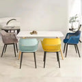 Wholesale Low Price Large Colored Indoor Outdoor Molded PP Dining Chair Plastic Arm Chair With Cushion for Cafe Restaurant