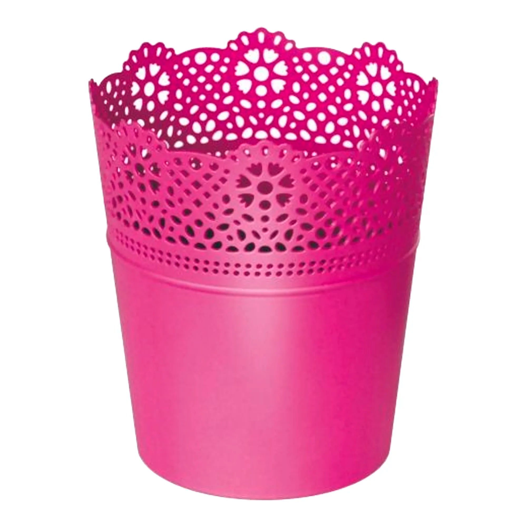 LACE flower pot dimensions (mm) 160x160x185 Fuchsia color