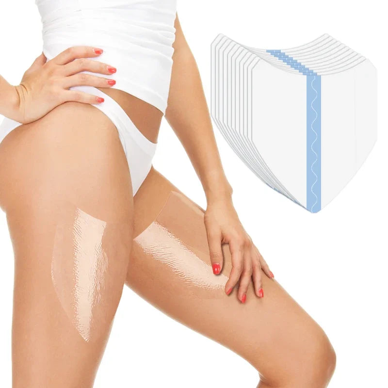Anti Chafing Thigh Friction Patches | Skin Protection Tape for Inner Thigh Rubbing | Breathable Anti Chafe Strips OEM Available