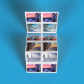 Usa Forever Postal United States Sailboats Postcard Stamps Stickers Us Postage Stamps in Bulk Collectibles Sticker Gift Souvenir