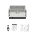 US Stock Free Shipping16 Gauge Stainless Steel Single Bowl with Easy Clean Corners ADA Compliant Kitchen Sink