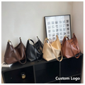 Customized Logo Women's Autumn/Winter New Fashion Large Capacity Shoulder/Crossbody Bag Casual Versatile Tote Bag for Commuting